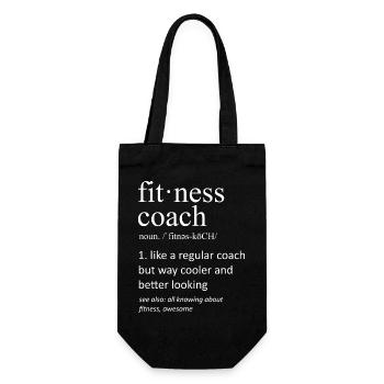 Fitness Heartbeat Gym Workout Pulse Design - Gift Bag for Bottles - black - Front
