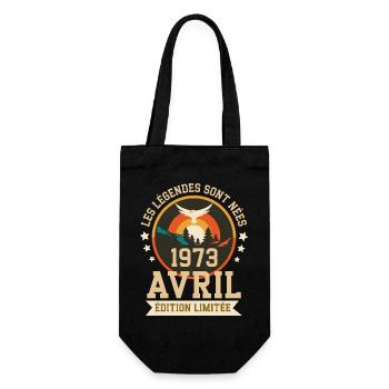 Légende Née Avril 1973 Édition Limitée - Sac à bouteille - noir - Devant