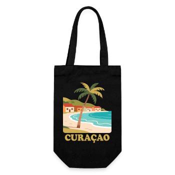 Curacao - Geschenkbeutel für Flaschen - Schwarz - Vorne