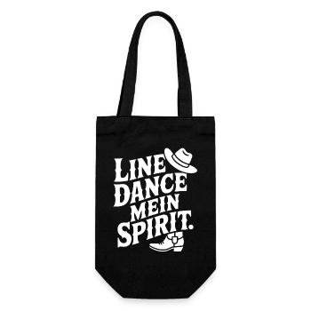 Line Dance My Spirit - Gift Bag for Bottles - black - Front