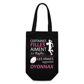 Certaines Filles Aiment Le Rugby Les Vraies Sup... - Sac à bouteille - noir - Devant
