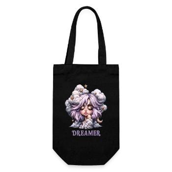 Cadeau des étoiles Dreamer Chibi Clouds - Sac à bouteille - noir - Devant