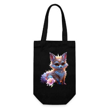 Fox Sapphire Fantasy - Gift Bag for Bottles - black - Front