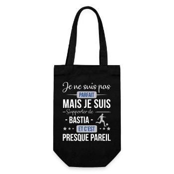 Je Ne Suis Pas Parfait Mais Je Suis Supporter D... - Sac à bouteille - noir - Devant