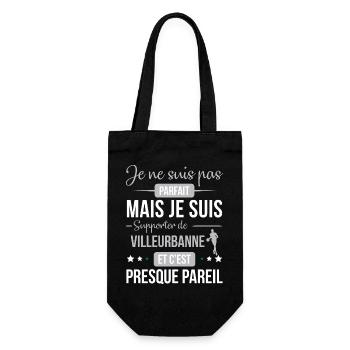 Je Ne Suis Pas Parfait Mais Je Suis Supporter D... - Sac à bouteille - noir - Devant