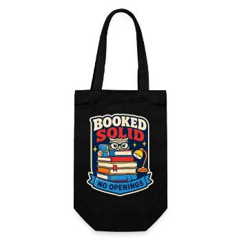 Booked Solid – No available dates - Gift Bag for Bottles - black - Front