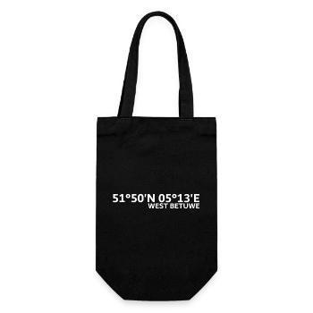 West Betuwe coordinates - Gift Bag for Bottles - black - Front