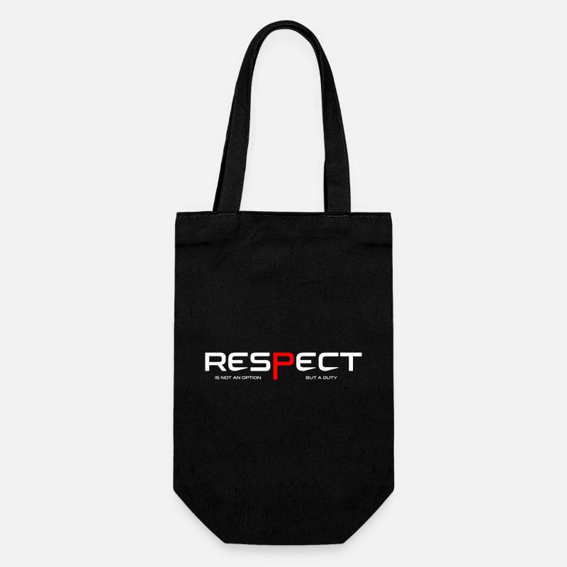 Respect - Sac à bouteille - noir