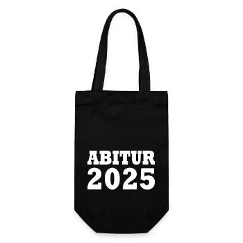Abitur 2025 - Geschenkbeutel für Flaschen - Schwarz - Vorne