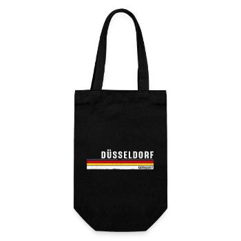 Rétro classique Düsseldorf - Allemagne Pride - Sac à bouteille - noir - Devant