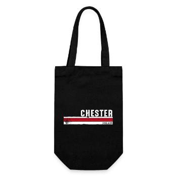 Chester Angleterre Design rétro vintage pour l’histoire - Sac à bouteille - noir - Devant