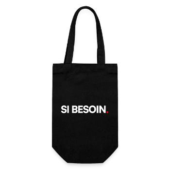 Si besoin - Sac à bouteille - noir - Devant