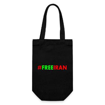 Free iran - Geschenkbeutel für Flaschen - Schwarz - Vorne