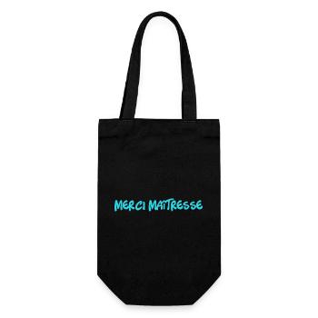 MERCI. MAÎTRESSE. MAÎTRE. MERCI MAÎTRESSE - Sac à bouteille - noir - Devant
