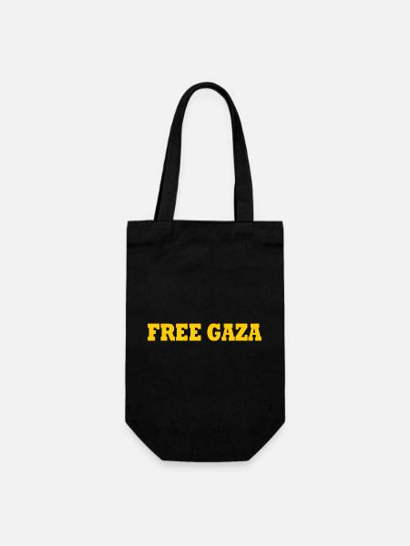 Free palestine - Sac à bouteille - noir
