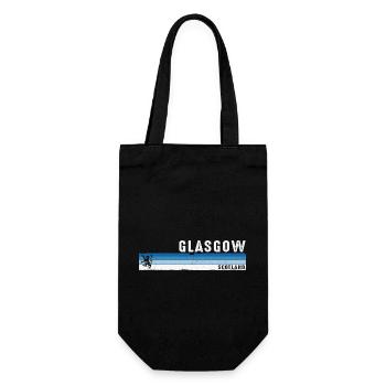 Glasgow, Écosse, ville animée, fierté écossaise - Sac à bouteille - noir - Devant