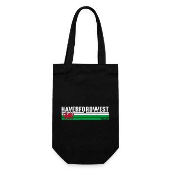 Haverfordwest Wales Style rétro pour l’héritage - Sac à bouteille - noir - Devant
