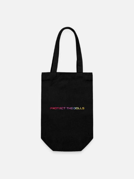 Protect_the_Dolls_bunt_ - Geschenkbeutel für Flaschen - Schwarz