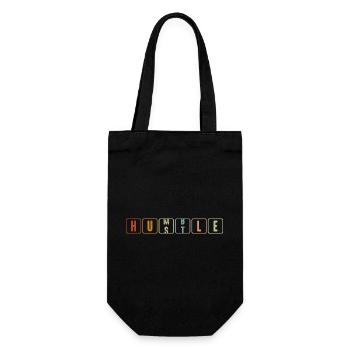 Bescheidener Hustle Unternehmer Geschäftsmann Businesswo - Geschenkbeutel für Flaschen - Schwarz - Vorne