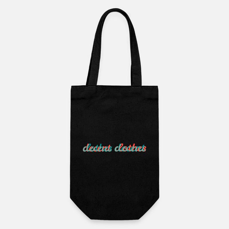 decent clothes - Geschenkbeutel für Flaschen - Schwarz