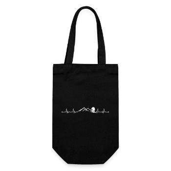 Please upload design - Gift Bag for Bottles - black - Front