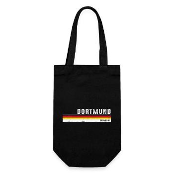 Classic Retro Dortmund - Germany Pride - Gift Bag for Bottles - black - Front