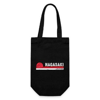 Vintage Rétro Nagasaki Japon pour Asia Lover Men - Sac à bouteille - noir - Devant