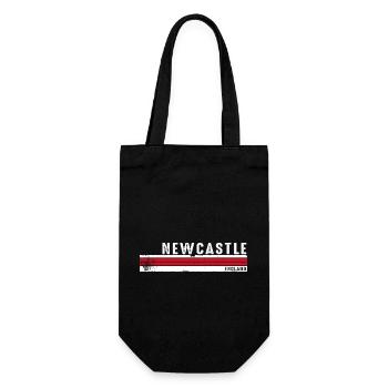Newcastle - Englands historisches Erbe - Geschenkbeutel für Flaschen - Schwarz - Vorne