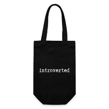 introverti - Sac à bouteille - noir - Devant