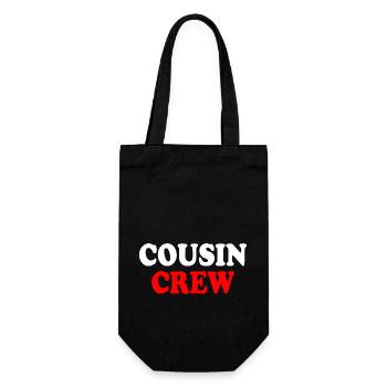 Cousin crew - Geschenkbeutel für Flaschen - Schwarz - Vorne
