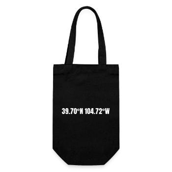 Coordonnées Aurora Colorado USA - Sac à bouteille - noir - Devant