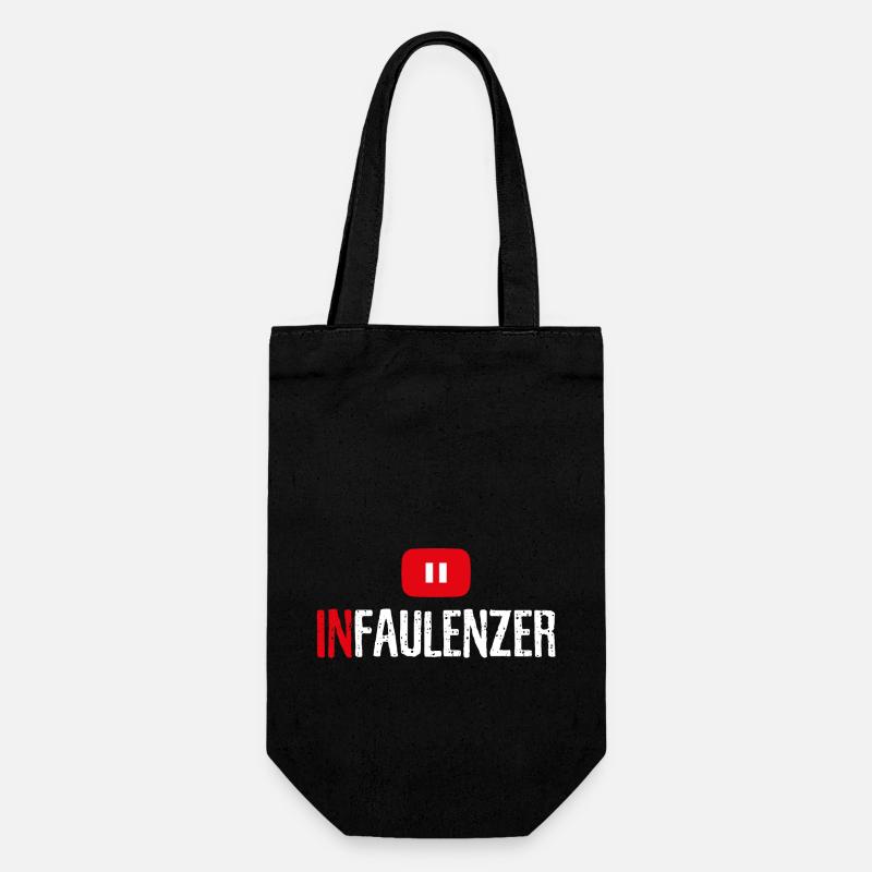 Doven - Gavepose til flasker - sort