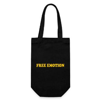 Free emotion - Gift Bag for Bottles - black - Front
