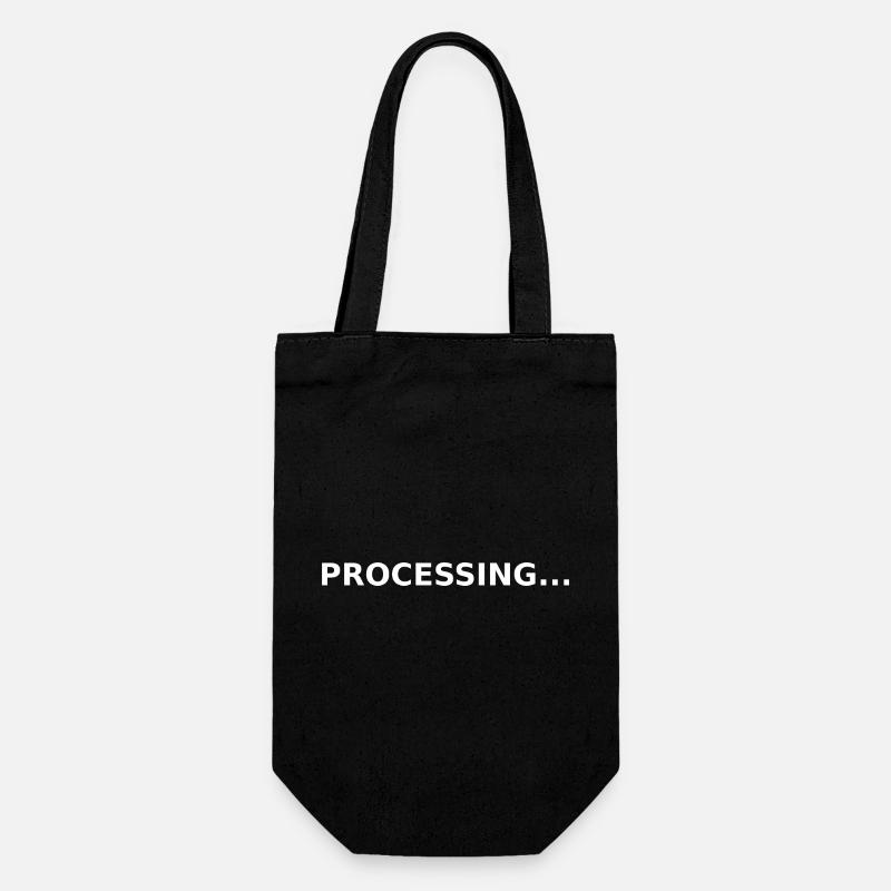PROCESSING... - Gift Bag for Bottles - black