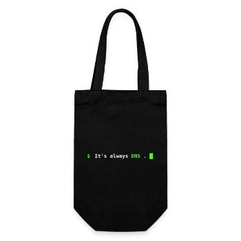 C’est toujours DNS – conception de terminaux administrateurs système - Sac à bouteille - noir - Devant