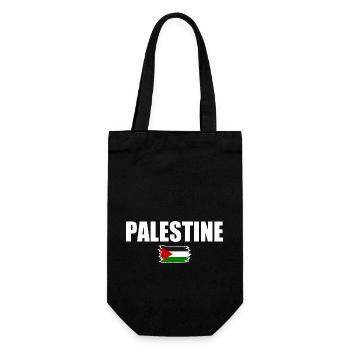 Palestine Palestine - Gift Bag for Bottles - black - Front