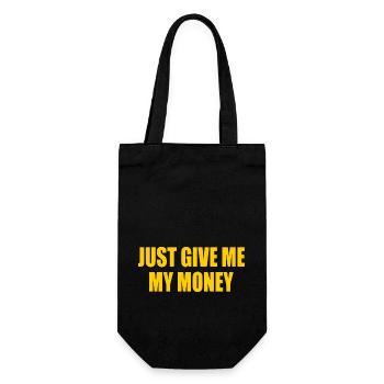 just give me my money - Sac à bouteille - noir - Devant