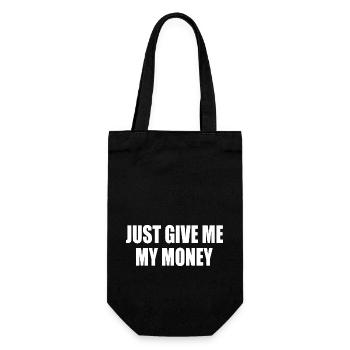 just give me my money - Sac à bouteille - noir - Devant