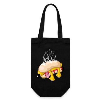 Hot dog - Gift Bag for Bottles - black - Front