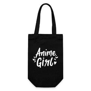 Anime Anime Girl Otaku - Sac à bouteille - noir - Devant