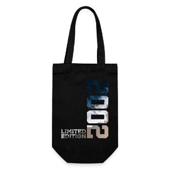 24TH BIRTHDAY LIMITED EDITION 2002 - Gift Bag for Bottles - black - Front