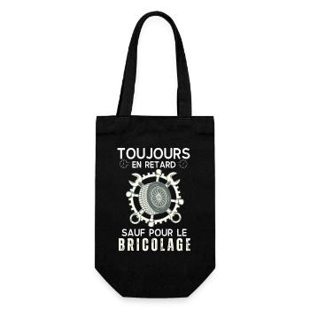 Toujours en re sauf pour le bricolage 1 - Sac à bouteille - noir - Devant
