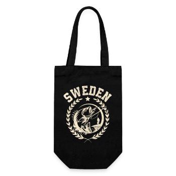 Sweden Fishing Angler Fishing - Gift Bag for Bottles - black - Front