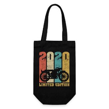Vintage Moto 2020 Rétro Cadeau D'anniversaire - Sac à bouteille - noir - Devant
