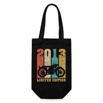 Vintage Moto 2013 Rétro Cadeau D'anniversaire - Sac à bouteille - noir - Devant