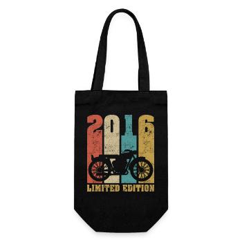 Vintage Moto 2016 Rétro Cadeau D'anniversaire - Sac à bouteille - noir - Devant