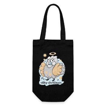 Silky Christmas - Gift Bag for Bottles - black - Front