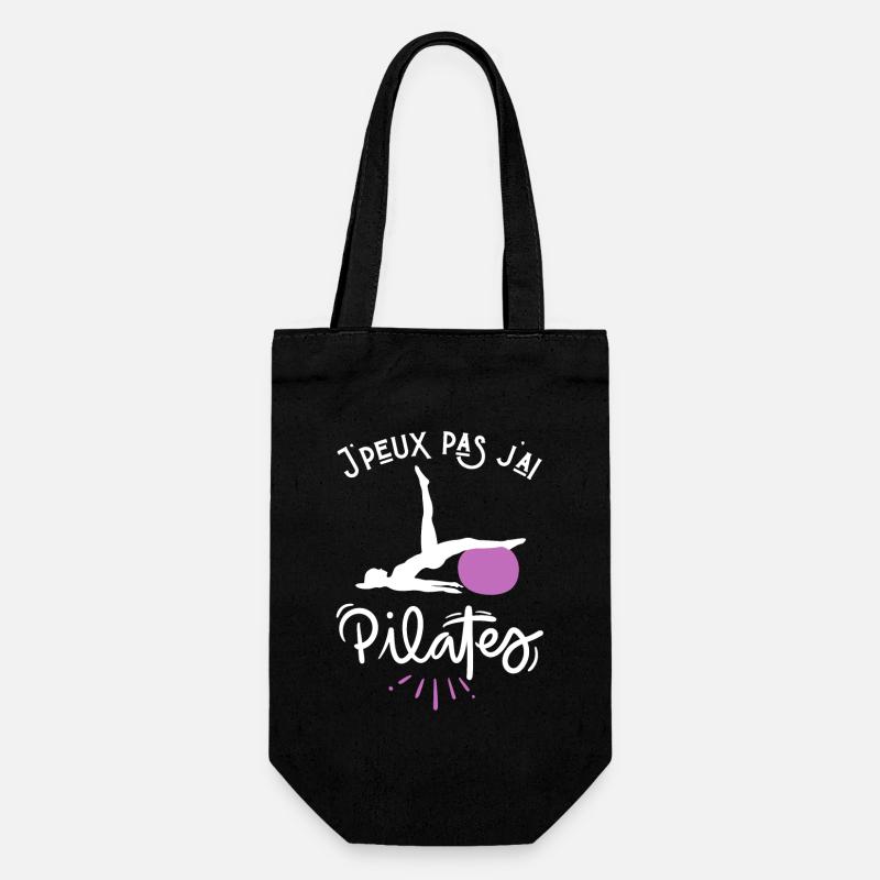 Je peux pas j ai pilates 2 - Sac à bouteille - noir