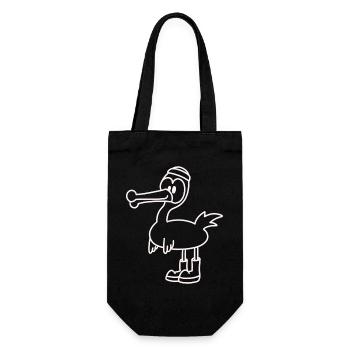 Anti-Zoo Two White - Geschenkbeutel für Flaschen - Schwarz - Vorne