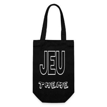 lettre d'amour , mot amoureux romantique jeu thème - Sac à bouteille - noir - Devant